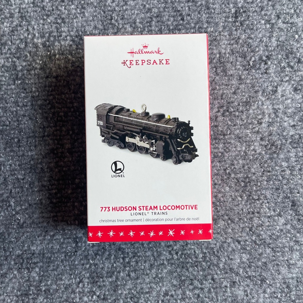 Hallmark Keepsake 2016 Lionel 773 Hudson Steam Locomotive Die-Cast Ornament